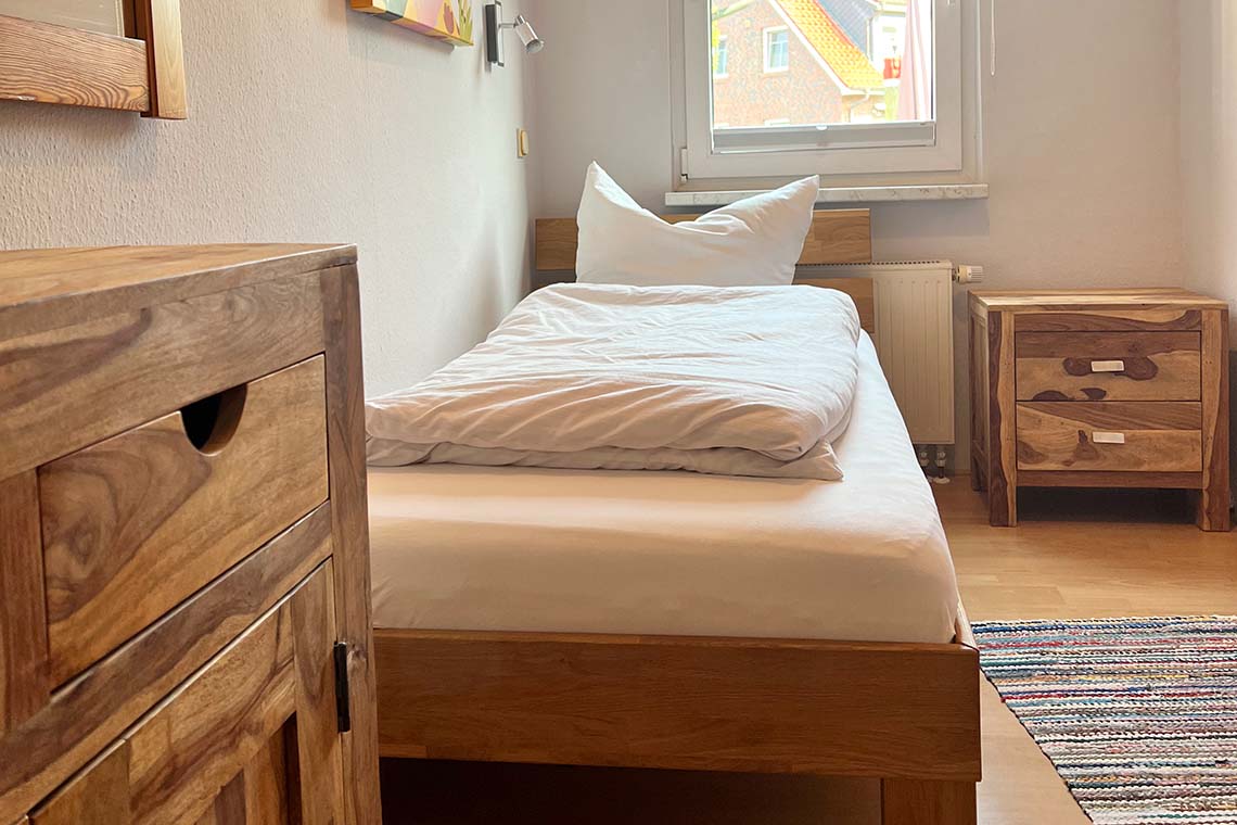 Ferienwohnung Norderney Backbord Kinderzimmer Bett